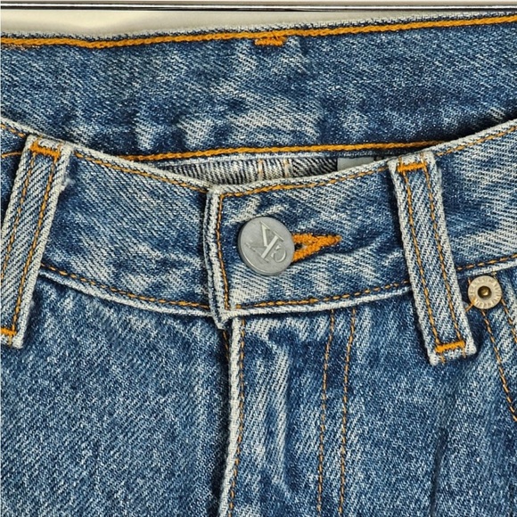 90s Calvin Klein Vintage Jeans Boot Leg Cotton Structured Stonewash Women's 29 - Picture 11 of 13